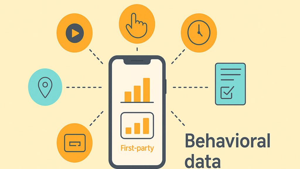 داده‌های رفتاری First-party در تبلیغات درون‌اپلیکیشنی