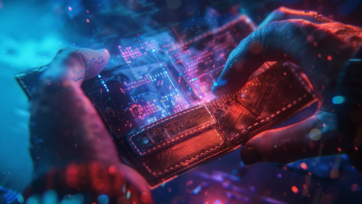 کیف پول دیجیتال در Web3 و انتشار داده‌ها به‌صورت کدهای نوری